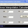 Linear Interpolation calculator