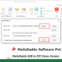 Windows 10 - MailsDaddy EDB to PST Converter 21.7 screenshot