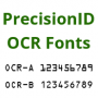 Windows 10 - OCR-A and OCR-B Fonts by PrecisionID 2018 screenshot