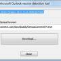 Windows 10 - Outlook version detection tool 1.1 screenshot