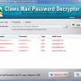 Windows 10 - Password Decryptor for Clawsmail 1.0 screenshot