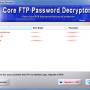 Windows 10 - Password Decryptor for Core FTP 3.0 screenshot
