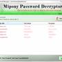 Password Decryptor for Mipony