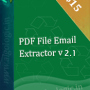 Windows 10 - PDF File Email Extractor 2.2 screenshot