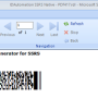 Windows 10 - SSRS PDF417 Barcode Generator 21.01 screenshot