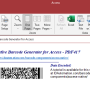 Access PDF417 Barcode Generator