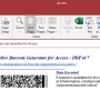 Windows 10 - Access PDF417 Barcode Generator 21.07 screenshot