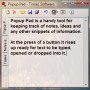 Windows 10 - Popup Pad 1.6 screenshot