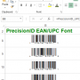 Windows 10 - PrecisionID EAN UPC Fonts 2018 screenshot