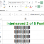 PrecisionID Interleaved 2 of 5 Fonts