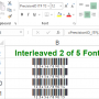 Windows 10 - PrecisionID Interleaved 2 of 5 Fonts 2018 screenshot