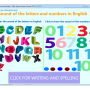 Sound of Letters and Numbers in English