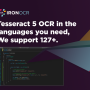 Tesseract OCR in C#