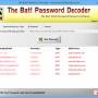 Windows 10 - The Bat Password Decoder 3.0 screenshot