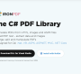 Windows 10 - The C# PDF Library 2023.1.11416 screenshot