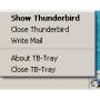Windows 10 - Thunderbird-Tray 1.2 screenshot