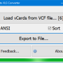 Windows 10 - VCF to XLS Converter 1.0 screenshot